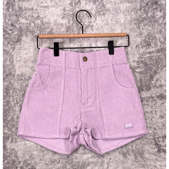 Hammies Corduroy Shorts 24 Womens Purple Retro - Picture 1 of 7